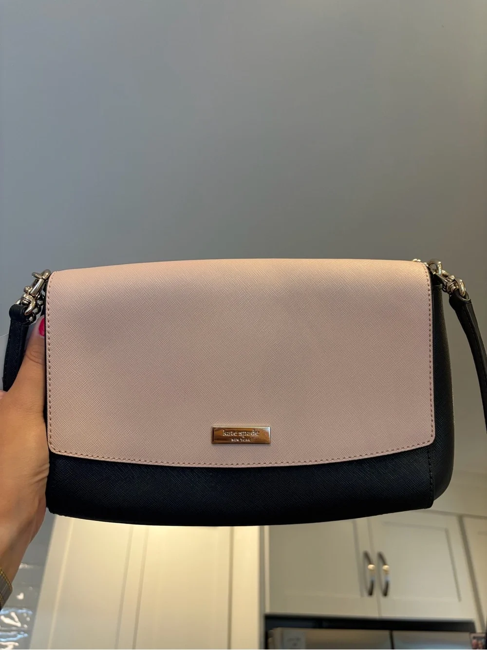 Kate spade pink/black shoulder bag / cross body